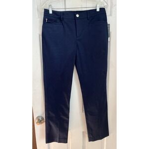 Lauren Ralph Lauren Navy Slimming Fit Stretch Pants Size 4 Classic Workwear